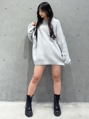 カシミヤタッチのニットセ | Momo