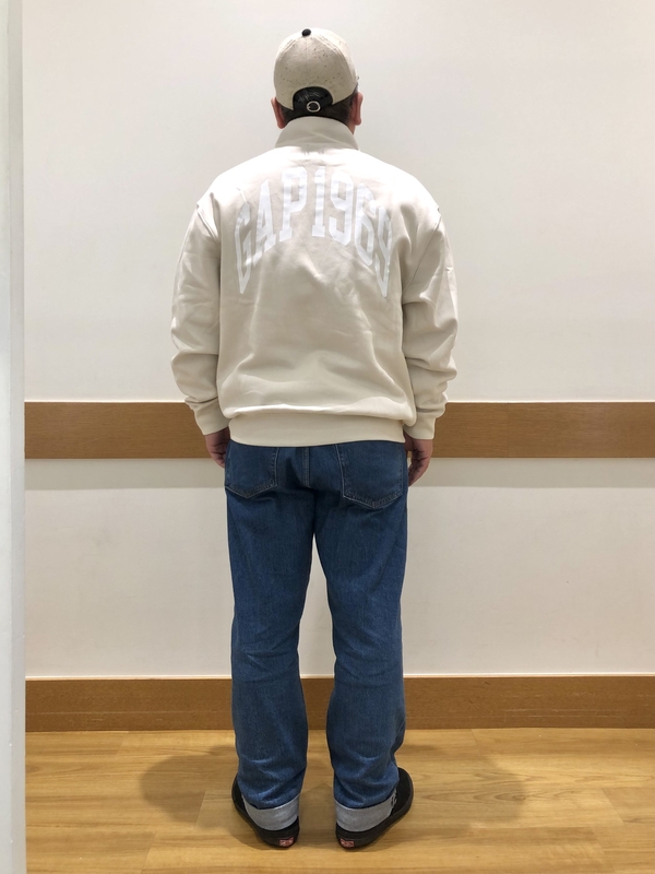 【再入荷!】ハーフジップトレーナー