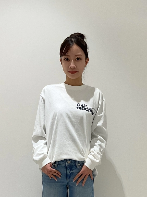 ロンT一枚でもオシャレに!!