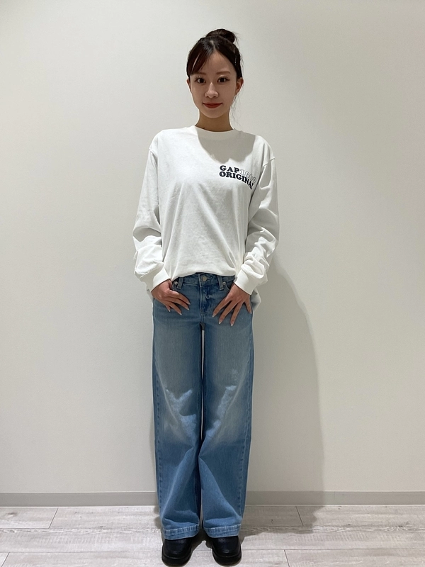 ロンT一枚でもオシャレに!!
