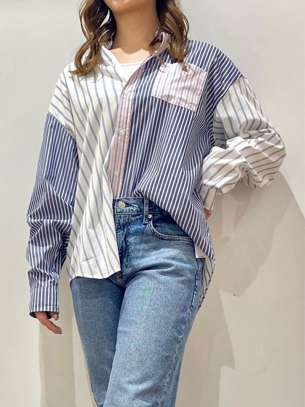 『人気の90'sルーズフィットデニムde春コーデ』