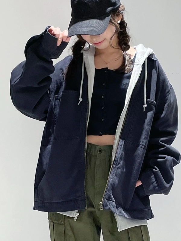 GAP コーチジャケット メンズ Sサイズ アウター ブラック GAP（ギャップ）の「コーチ ジャケット（その他アウター）」 - WEAR