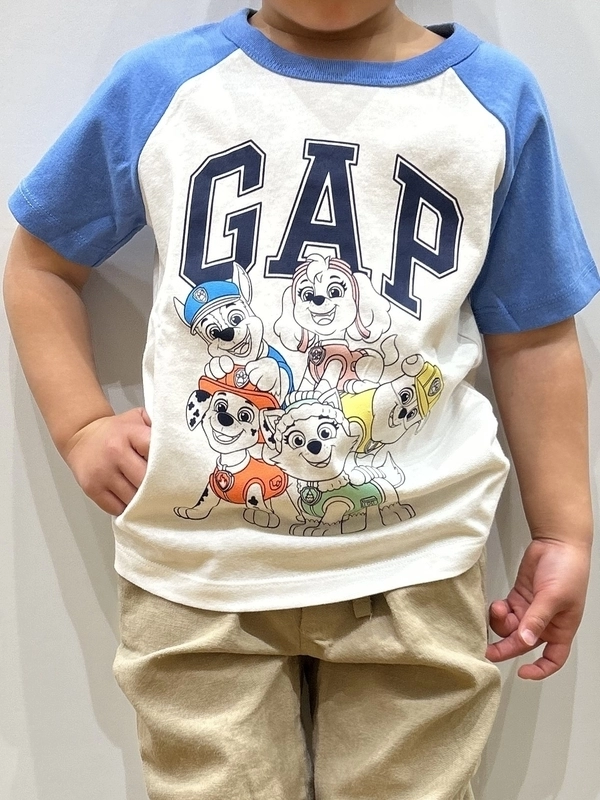 大人気!【パウパトロール gapロゴTシャツ】