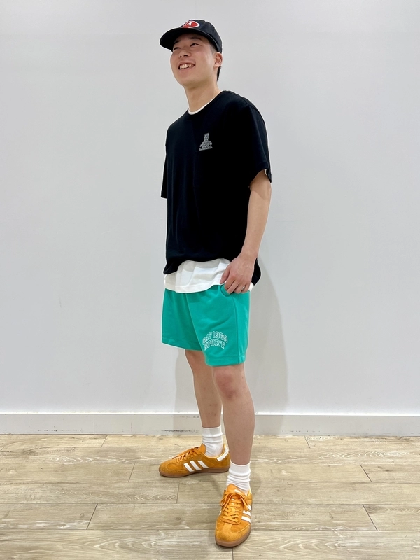 【くま クマ 熊】ブラナンベアT×スウェットショーツ