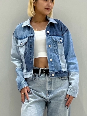 GAP パッチワークデニムジャケット US XS/JPN M - メルカリ