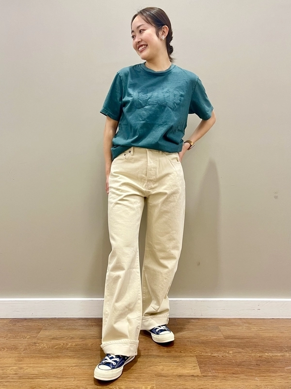 グリーンTシャツはこう着る!