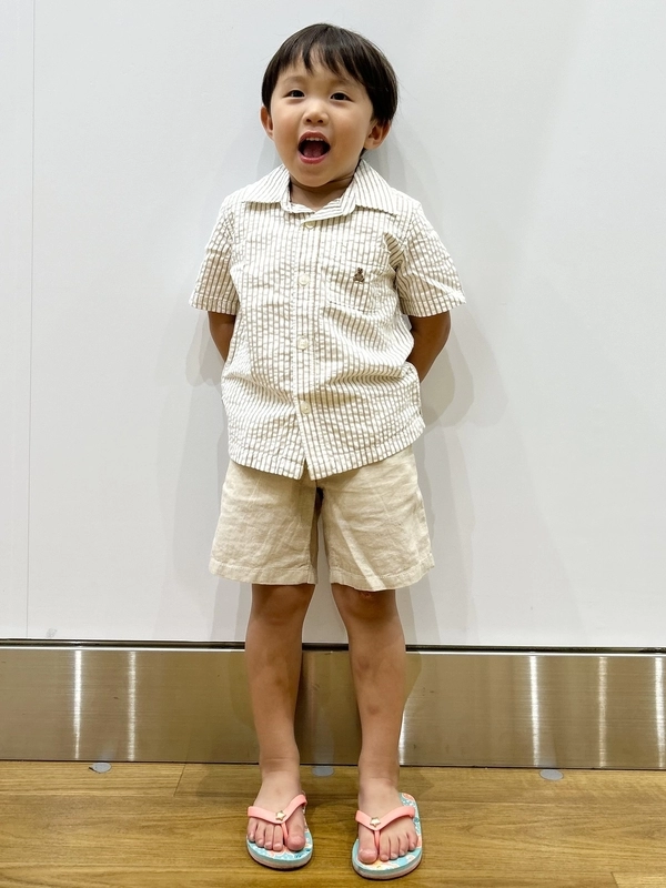 【babygap ブラナンシャツ×ショートパンツ】