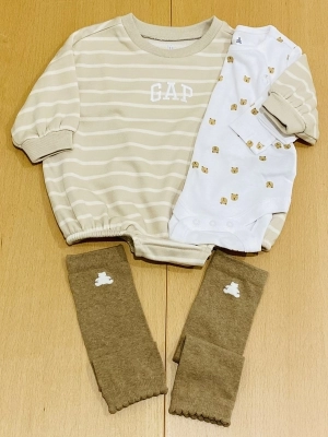 ベビー【トレーナーオール】バルーン型でキュートのスタイリング | Gap 