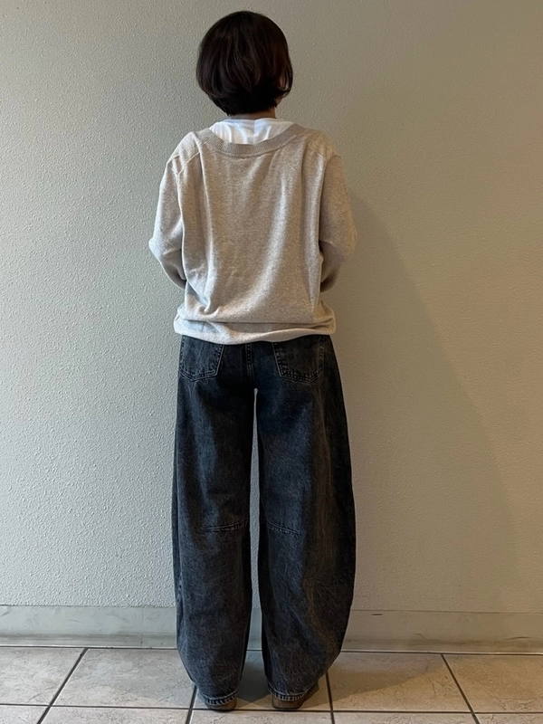 カシミヤタッチセーター☆ホースシューデニム 秋コーデ♪