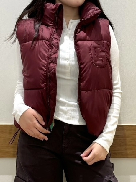 【秋支度OK?】GAPダウンベストコーデ