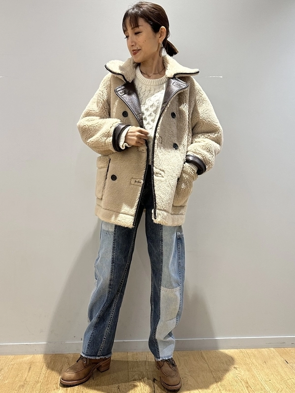 160cm ラブラビリバーシブルアウター　暖かいジャケット　新品 ダウンジャケットレディース レディースダウンジャケット | 通販・人気