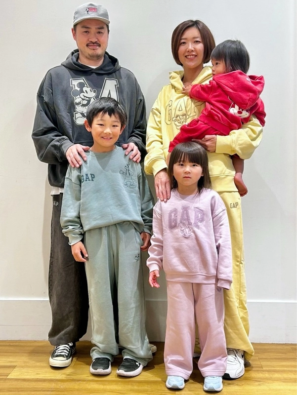 GAP 親子お揃い リンクコーデ フリース トレーナー