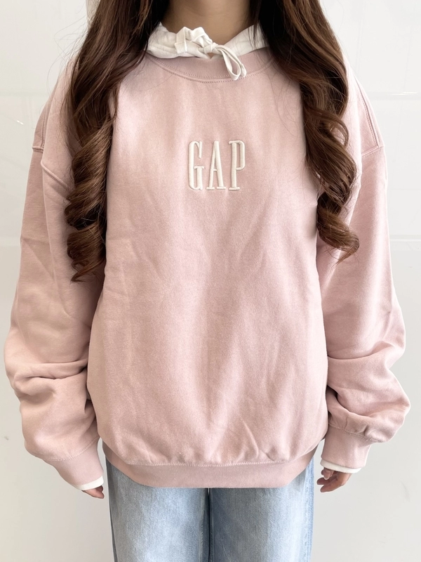 gap ジップパーカー ピンク ピンクパーカー Oversized Pink Hoodie by 