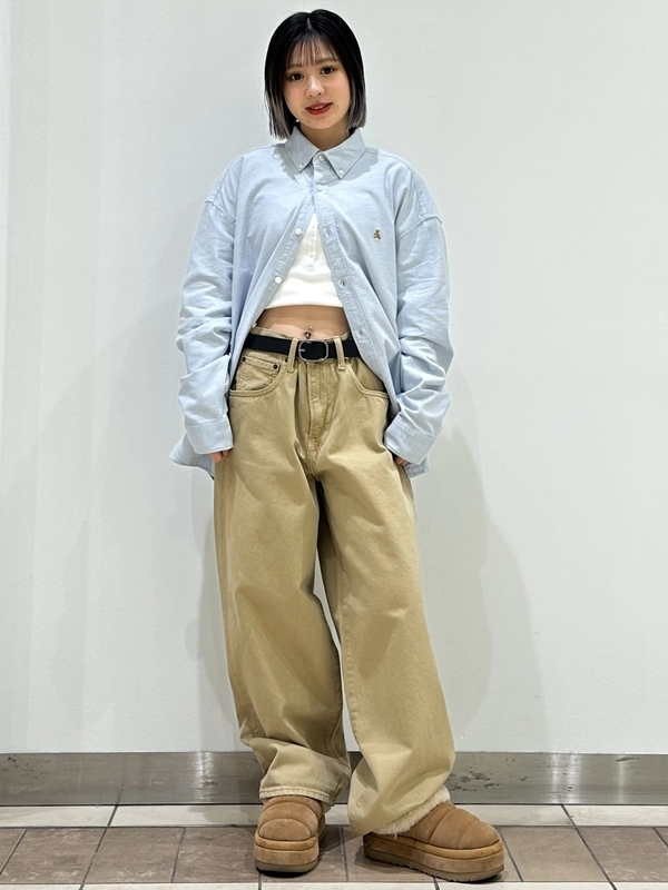パンツ GAP スーパーバギーデニム 33/32 エクストラバギー F70433365 