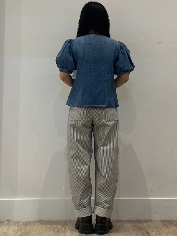 大人気ストライプバレルパンツ!☆