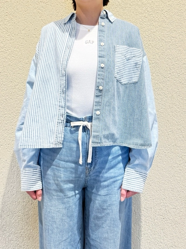 【爽やかなデニムonデニム】