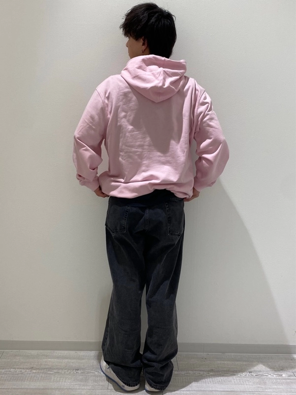 新作桜色パーカー