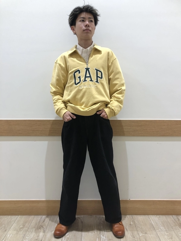 スウェット・トレーナー HUECLOSET Daisy Patch Brushed Pigment Snap Pants SP011 Gap公式オンラインストア