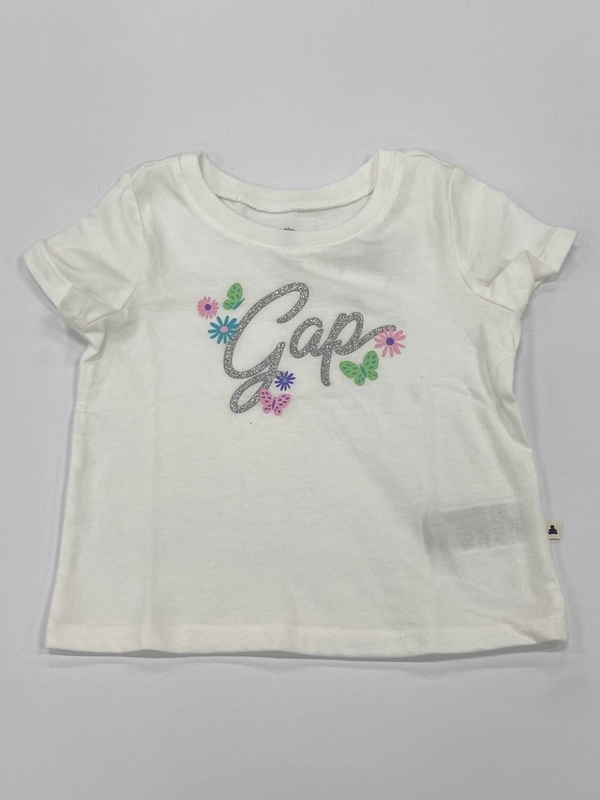 キラキラロゴのグラフィックTシャツ
