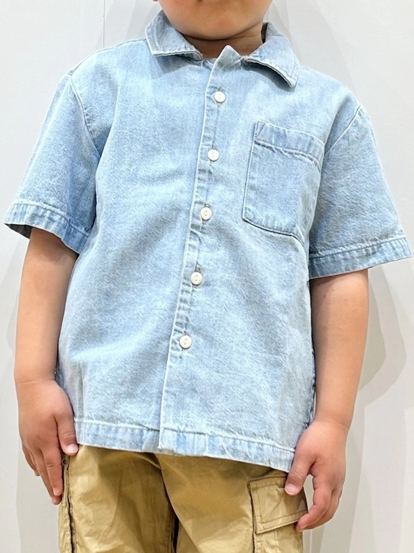 新学期コーデ【gapロゴキャップ×シャンブレーシャツ】