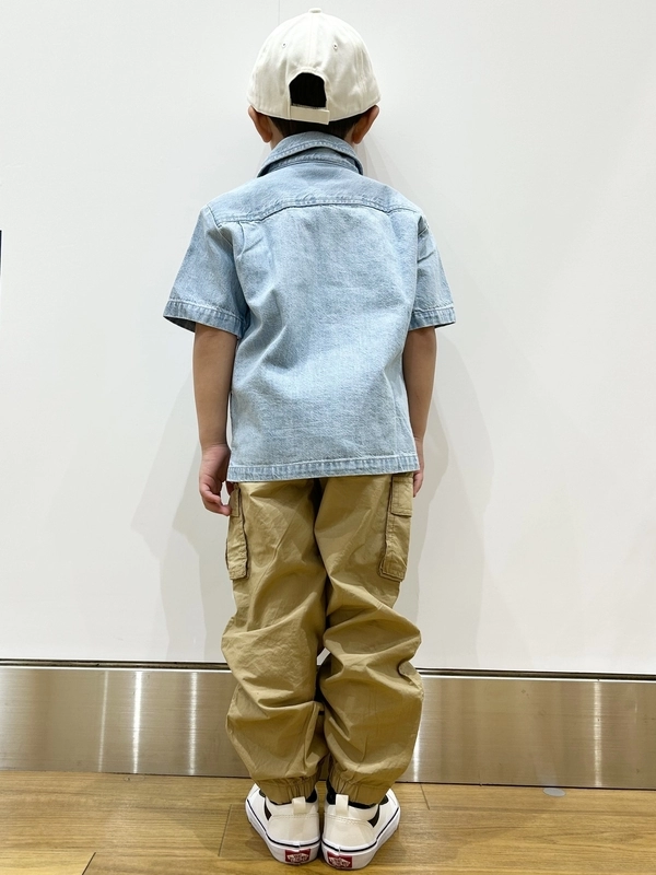 新学期コーデ【gapロゴキャップ×シャンブレーシャツ】