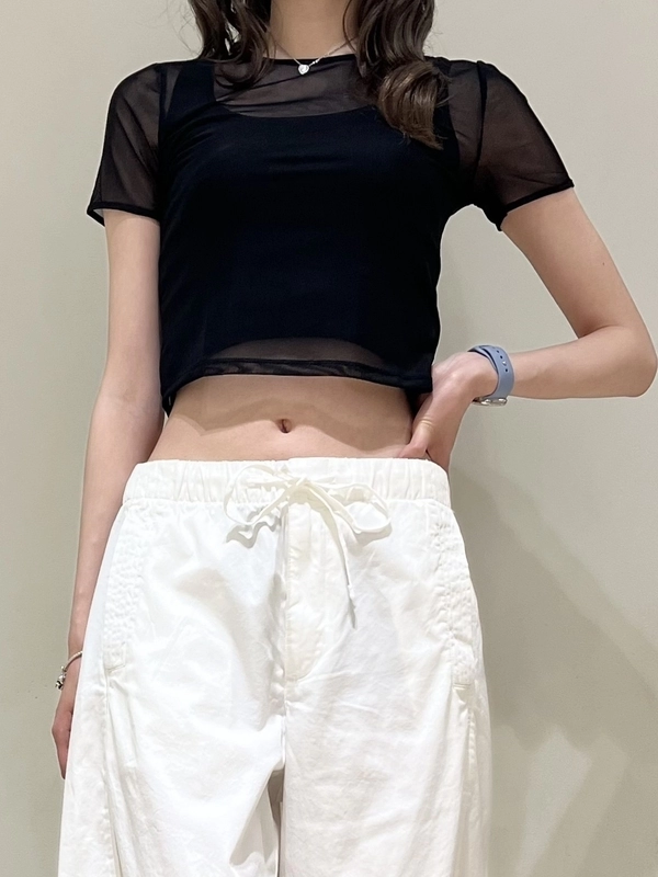 【新作】メッシュTシャツ×バレルパラシュート