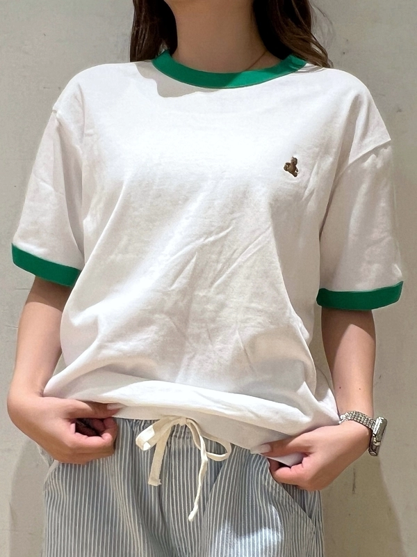 ポップに着れるリンガーTシャツ