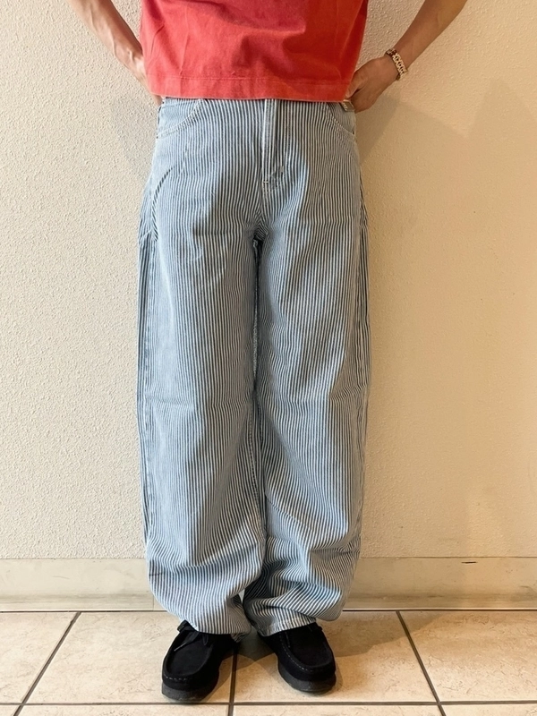ヴィンテージソフトTシャツ☆ストライプバレルデニム