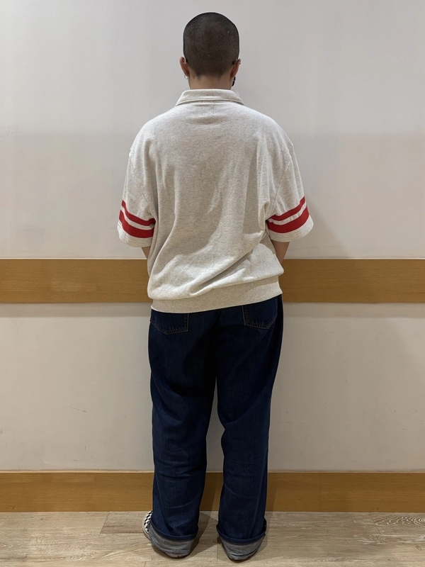 ハーフジップコーデ