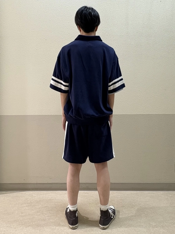 【メンズ新作】半袖ショーツセットアップ
