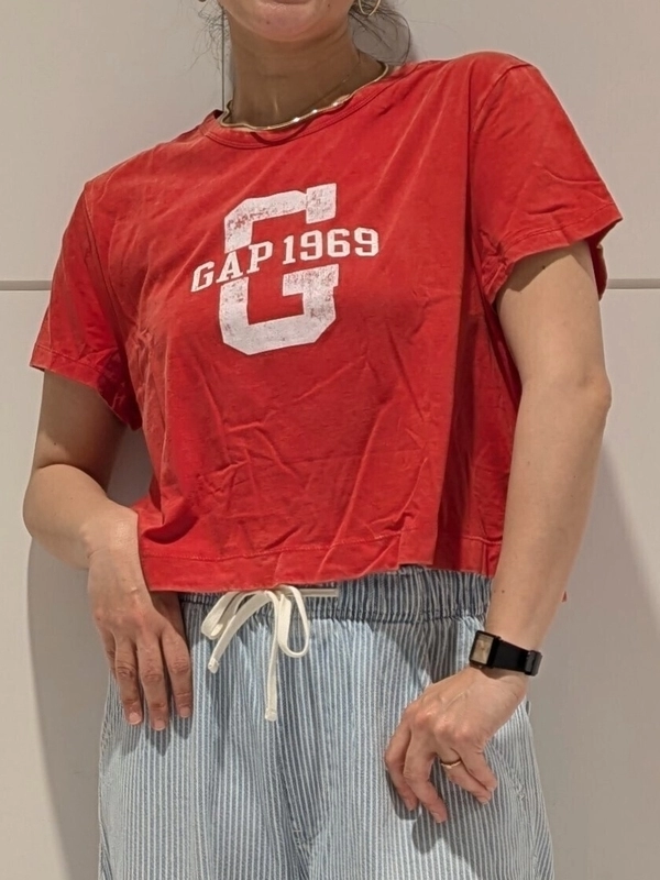 【大人気】クロップドＴ✖ホースシュ―デニム