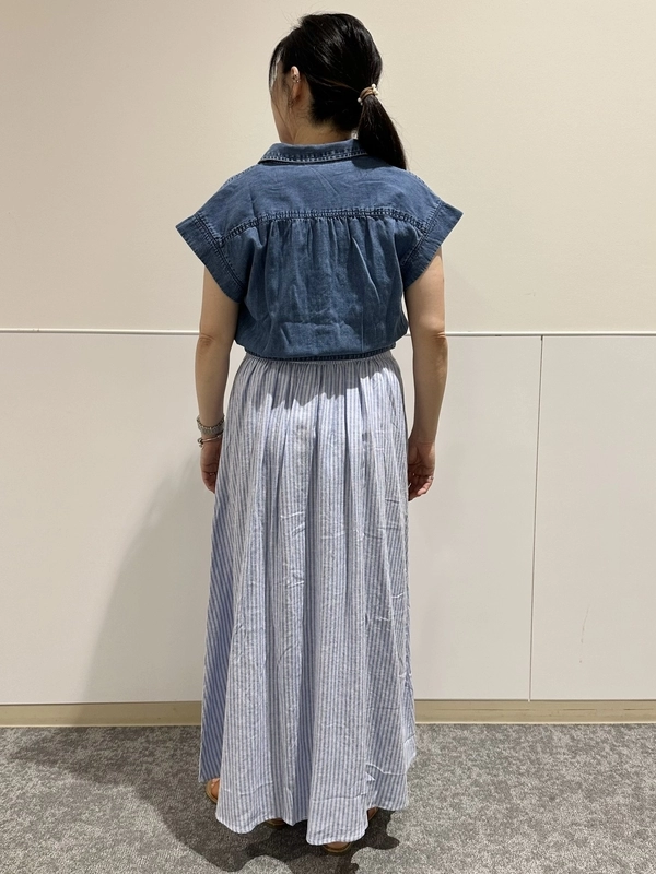 爽やかブルーコーデ