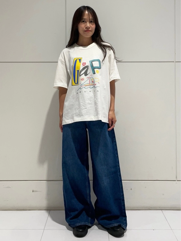 クロップドT✖️バギーデニム