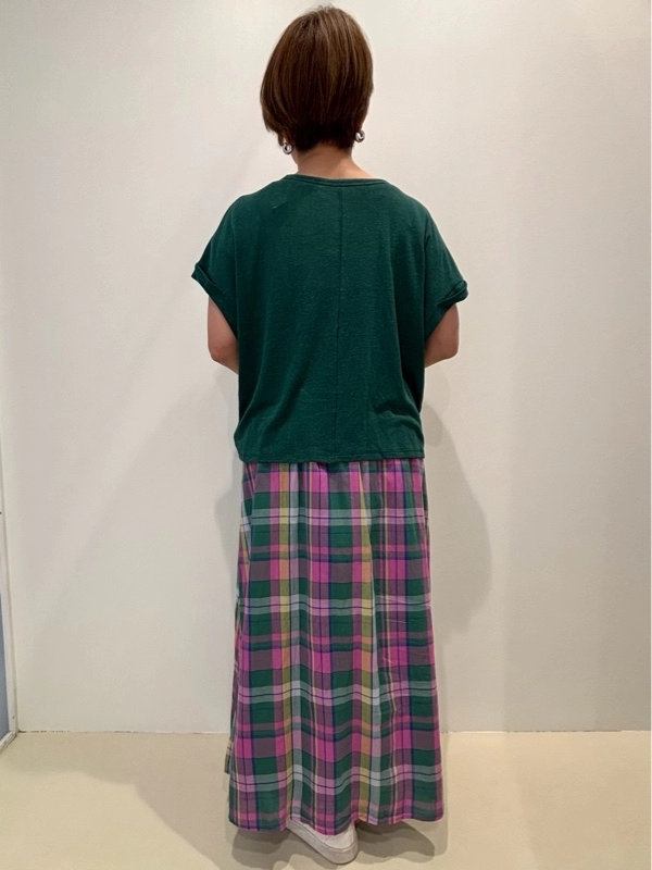 ドロップウエストマキシワンピース