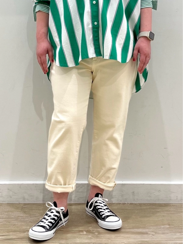 夏のグリーンコーデ