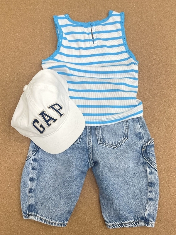 【baby denim】シルエットが可愛い♡