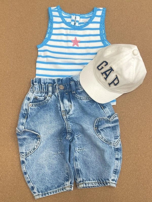 【baby denim】シルエットが可愛い♡