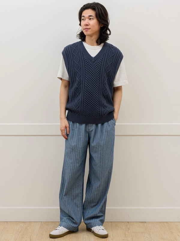 GAP×MALBONコラボ!ワントーンニットコーデ!