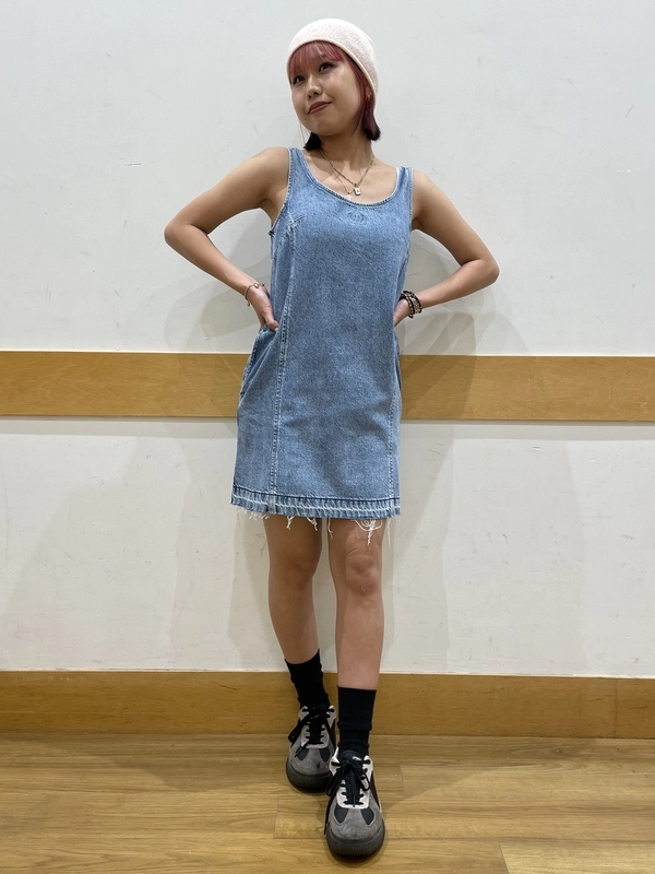 【ミニワンピ styling】