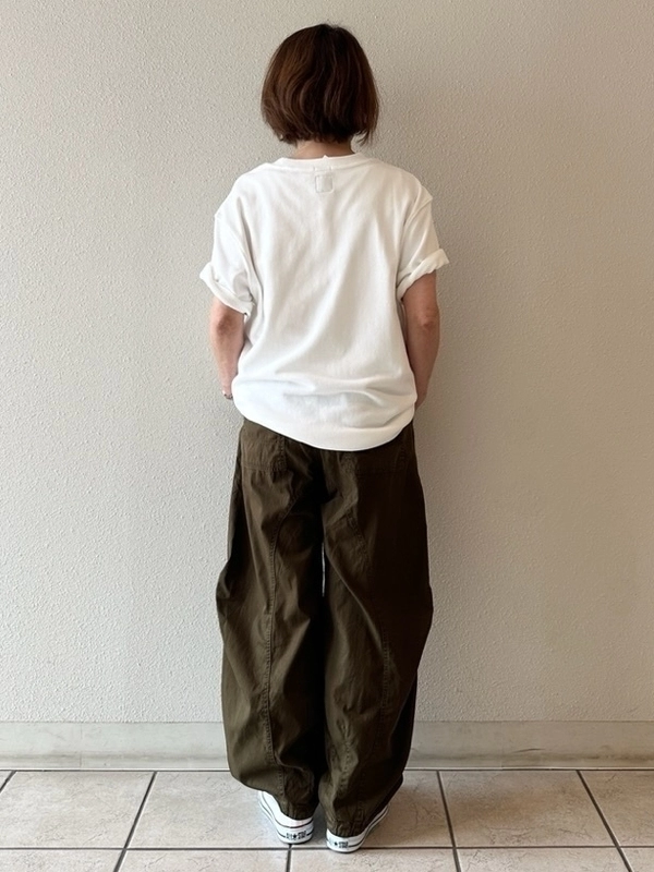 アスレチックロゴTシャツ☆バレルパンツ