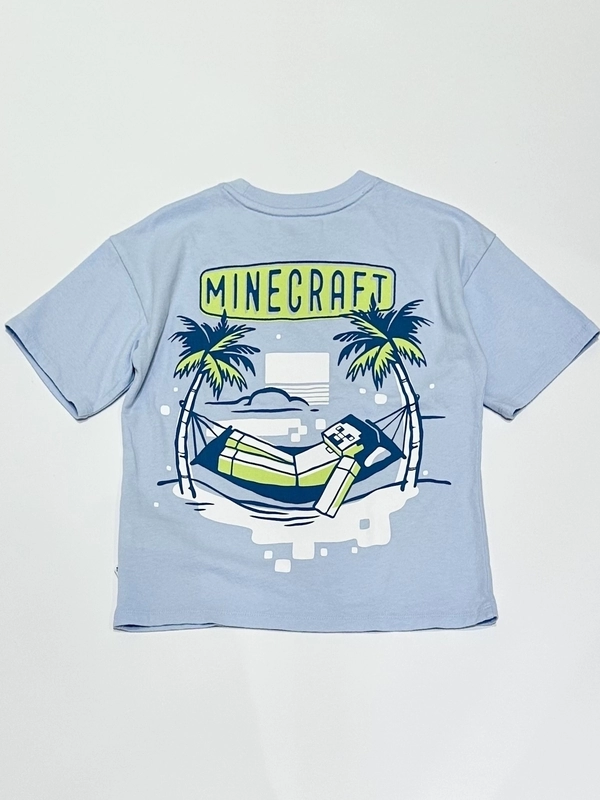 マイクラTシャツ×クイックドライショートパンツ