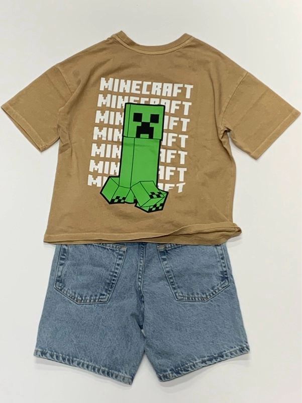 【新着マインクラフト】バックプリントはクリーパー！