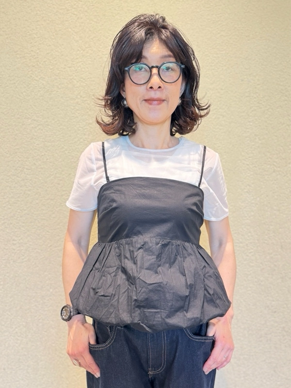 【フェミニンを大人ならではの着こなしで♫】