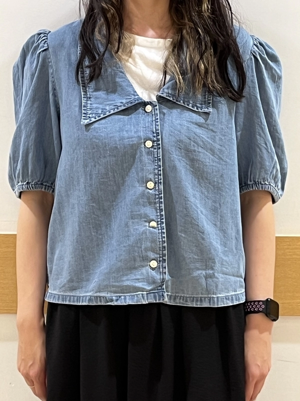 新作！上品なデニムシャツです♪