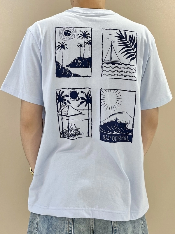 背中がカワイイプチプラTシャツ