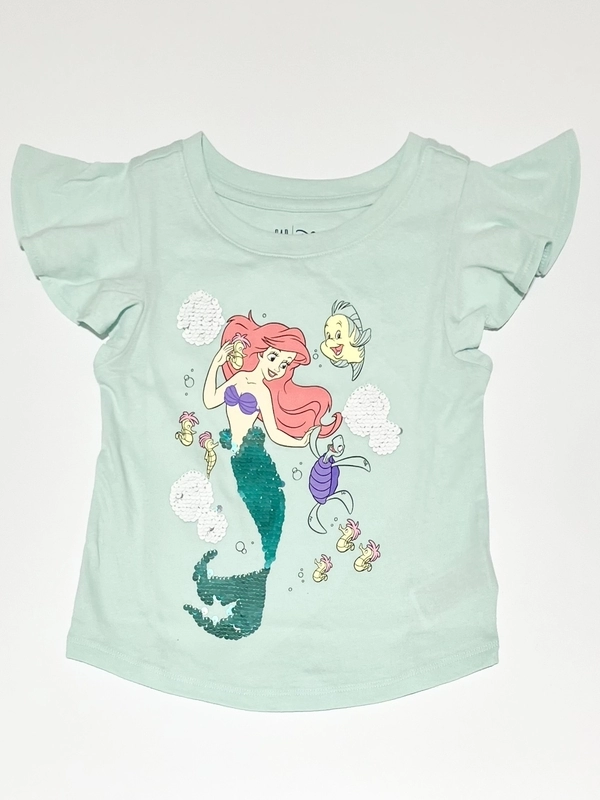 【ディズニー】アリエルフラッターズスリーブTシャツ