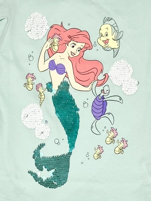 【ディズニー】アリエルフラッターズスリーブTシャツ