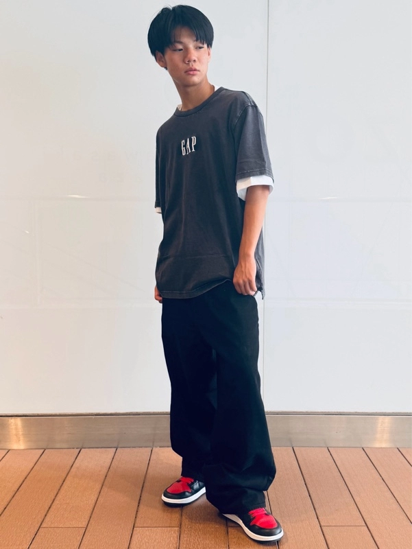 Gap 再販なし‼️ヴィンテージブラックのトレーナー&ショートパンツ セットアップ スウェットショートパンツセットアップのスタイリング | Gap公式
