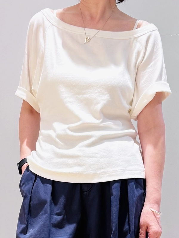 tシャツ GapStudio モダン オフショルダートップス レディース tシャツ GapStudio モダン オフショルダートップス レディース