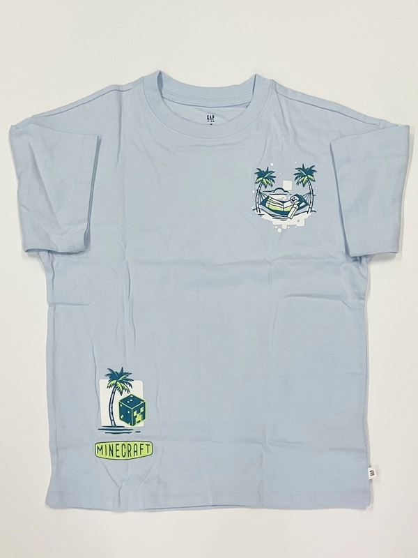 背中に注目！マインクラフトTシャツ